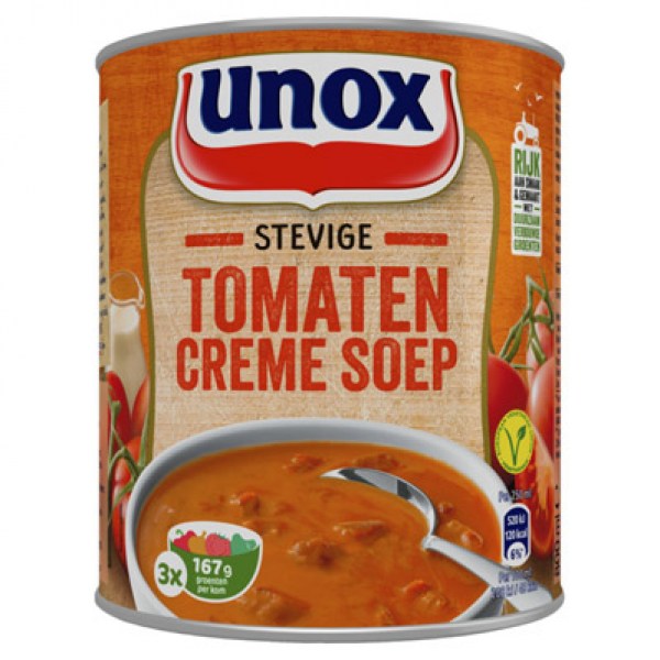 Unox Soep in blik stevige tomatensoep creme 800ml