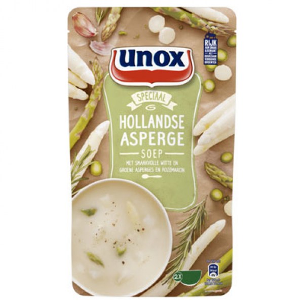 Unox Soep in zak aspergesoep 570ml
