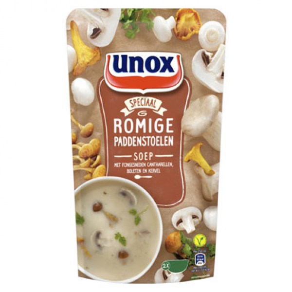 Unox Soep in zak bospaddenstoelensoep 560ml