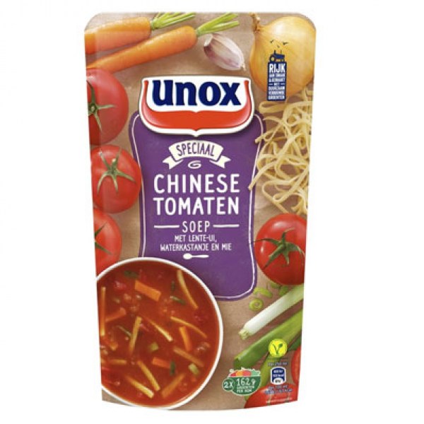 Unox Soep in zak chinese tomatensoep 560ml