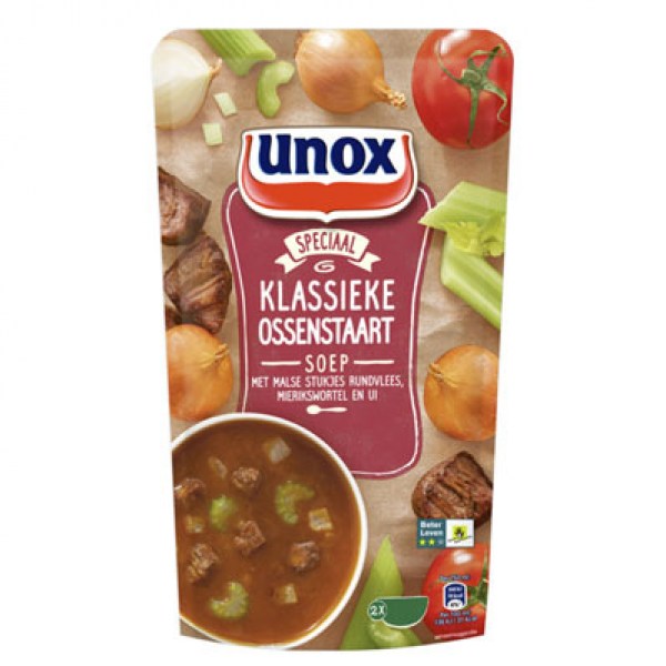 Unox Soep in zak ossenstaartsoep 570ml