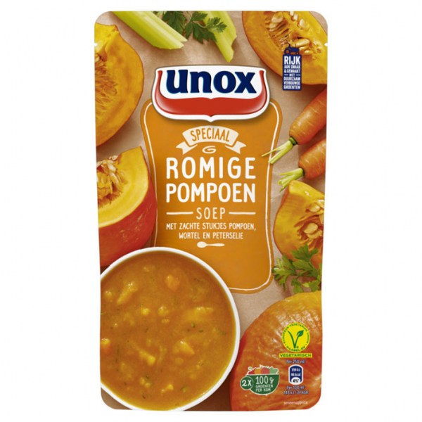 Unox Soep in zak pompoensoep 570ml