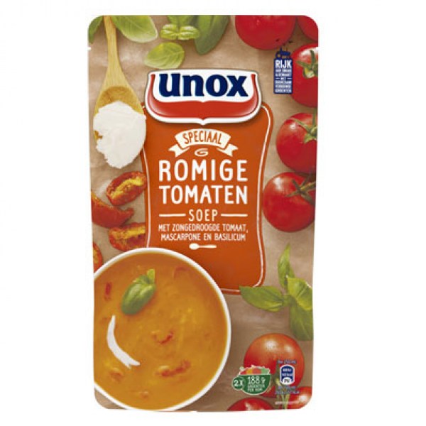 Unox Soep in zak romige tomatencreme soep 560ml