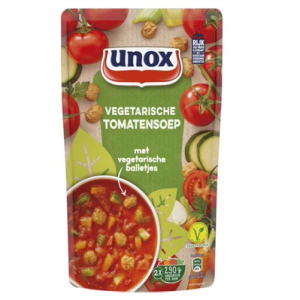 Unox Tomatensoep met vega ballen 570ml