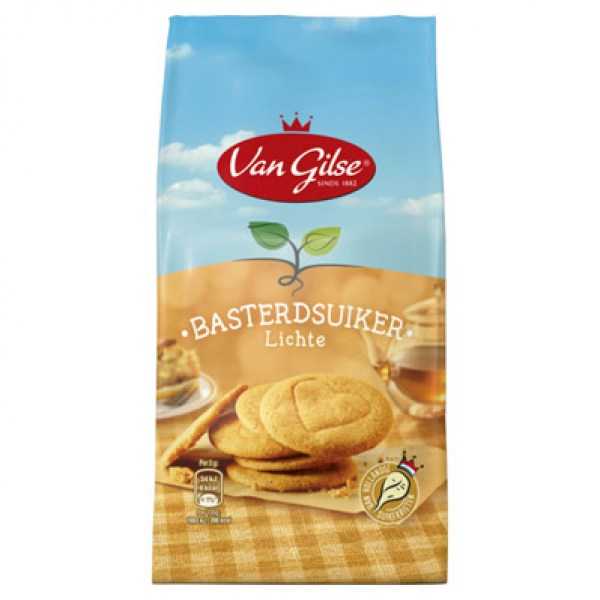 Van Gilse Lichte basterdsuiker light brown 600g