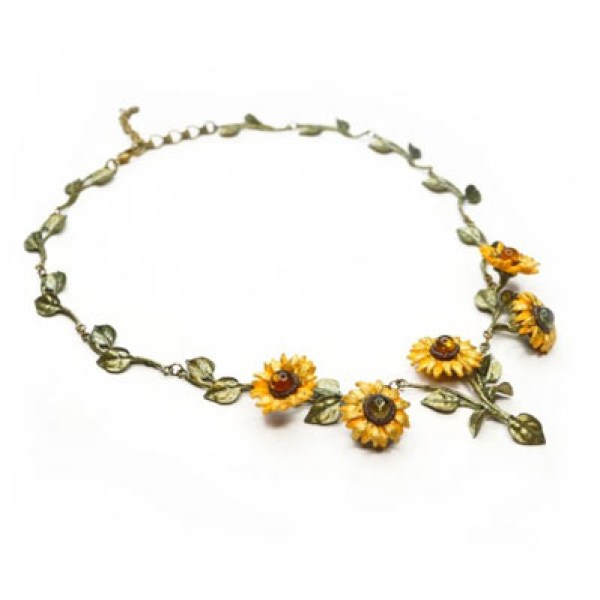 Van Gogh Michael Michaud Necklace Sunflowers